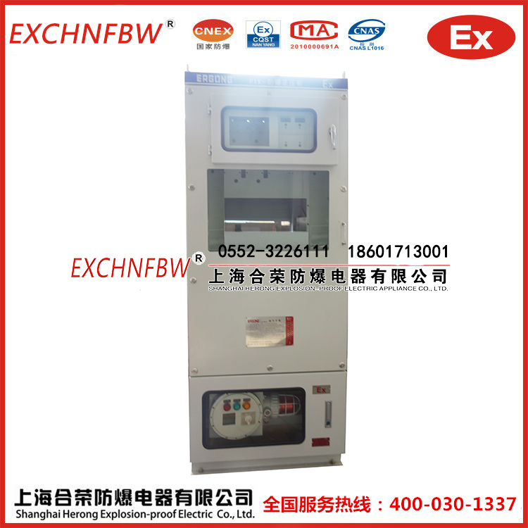 克拉瑪依氣化爐（天然氣）專(zhuān)用PXK防爆正壓柜合榮防爆